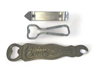 Lot Of 3 Vintage Coca Cola Coke Bottle Openers Memorabilia (Rare Brass Included)