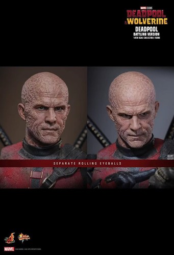 IN HAND New Hot Toys 1/6 MMS782 Deadpool Deadpool &Wolverine Battling Version - Picture 10 of 11