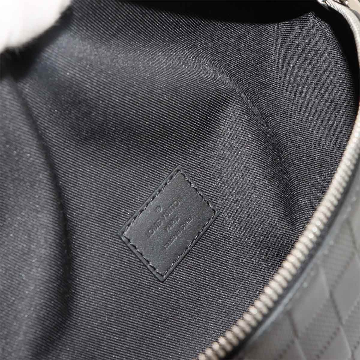 LOUIS VUITTON Damier Infini Campus Bumbag Crossbody Bag Onyx