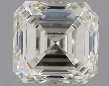 Cert. GIA 1.55 Carat Asscher Cut Natural Mined Diamond Loose K color VS2 clarity 1882.33 per carat