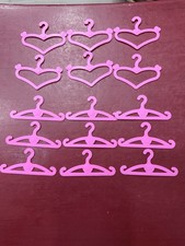 Barbie Hangers 15 Pink Replacement Accessory Closet