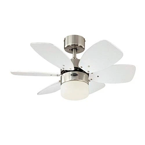 78788 Flora Royale One-Light 76 cm ventilatore a soffitto per interni a sei pale - Immagine 3 di 4