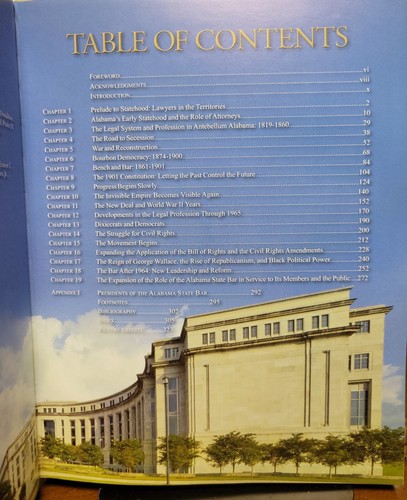 FROM POWER TO SERVICE : The Story of Lawyers in Alabama 2010 Hardcover SIGNED VG - Bild 5 von 7