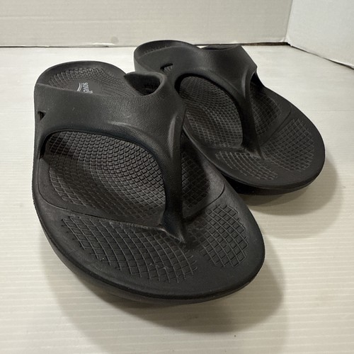 Sandalias cómodas chanclas negras metálicas Sovella Planters fascitis talla M8 W10 - Imagen 10 de 10