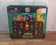 Vintage Sesame Street 35th Anniversary Deluxe Collectors Chess Set