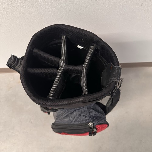 Golfmate Golfschläger Cart Bag 6 Way Divider schwarz rot leicht 13 Taschen - Bild 5 von 8