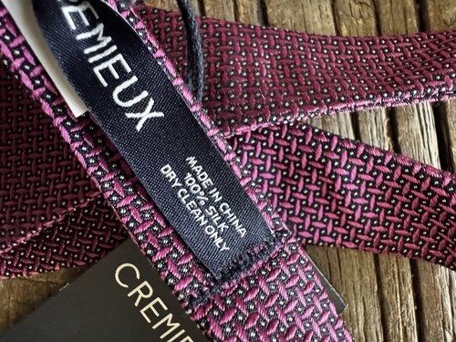 3- NEW Daniel Cremieux SILK Bow Ties RED PLAID- BLUE FLORAL- PINK CHECK $118.50 - Picture 8 of 8