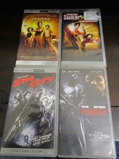 The Punisher Sin City Shaolin Soccer Sahara Sony PSP UMD Video 4 Movie Free Ship