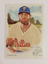 2019 Topps Allen & Ginter Bryce Harper #280 Philadelphia Phillies Baseball Card