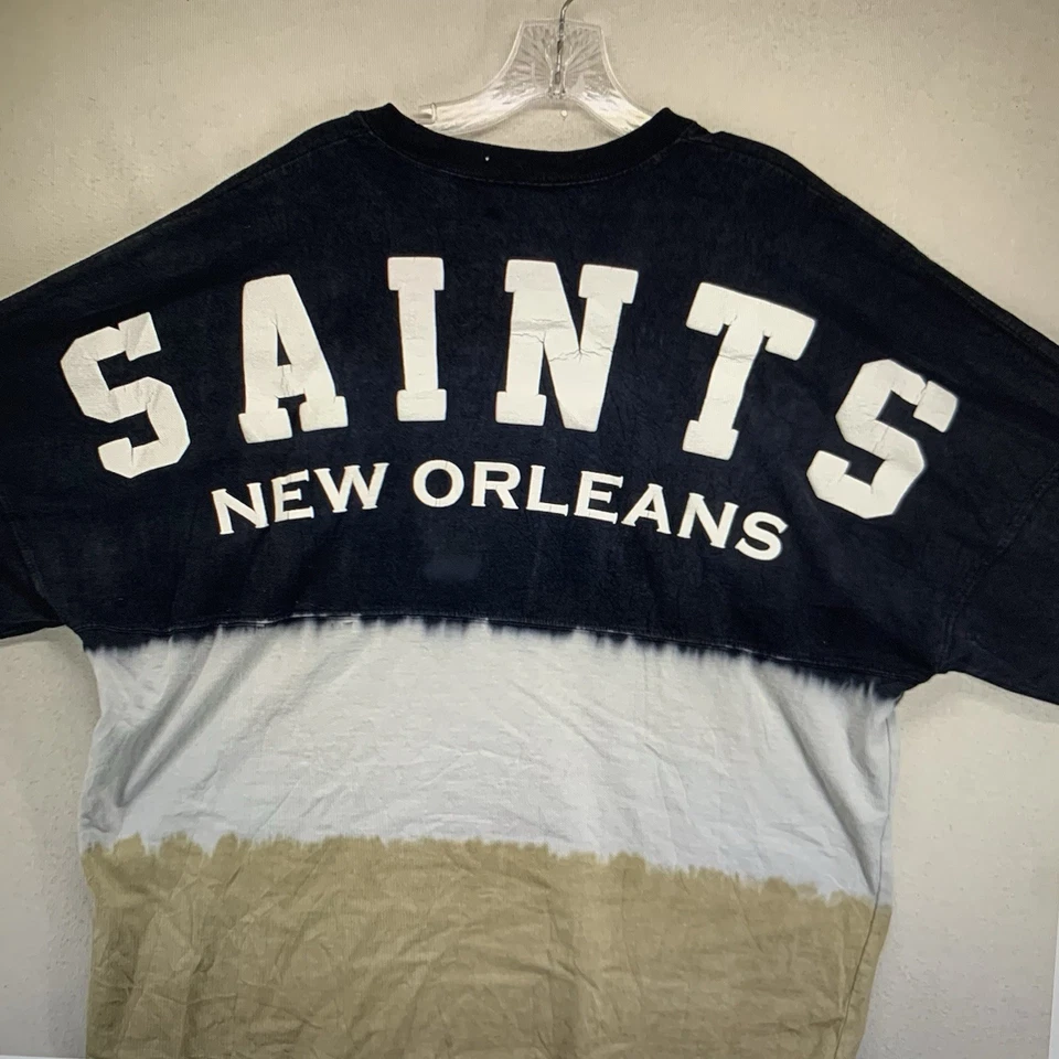 Camiseta New Orleans Saints Spirit manga larga doble cara adulto grande hinchada Foto 4 de 4