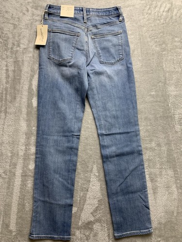 Universal Thread High Rise Slim Straight Vtg Stretch Jeans Sz 00/24L NWT (W661) - Picture 6 of 10