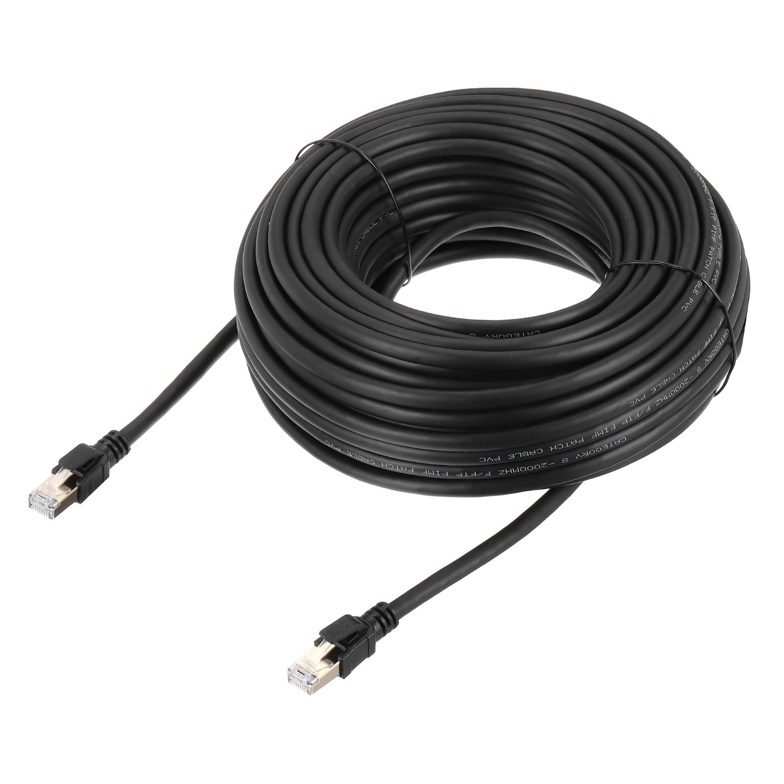 High Speed Cat8 Ethernet Cable 82ft 26AWG RJ45 LAN Network Cord-image