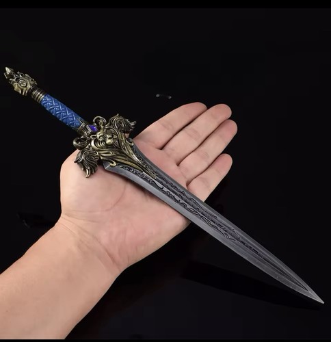 Warcraft Waffe Llane Wrynn 30CM Löwenkopf Schwert - Bild 6 von 6