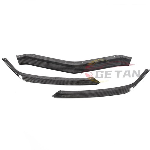 For Corvette C8 2020-25 Carbon Fiber Front Bumper Lip Splitter - Picture 4 of 7