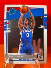 2020-21 Tyrese Maxey  /✨Optic - Rated Rookie  Silver Mirror like front #171 ✌🏼✨