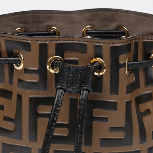 Fendi Montrezzo Mini Bucket Tote Schultertasche 8BS010 147745714 - Bild 3 von 10