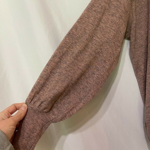 Suéter Ella Moss Mujer Maggie Marrón Cuello Redondo Mujer XL Jaspeado Otoño Informal - Imagen 4 de 10