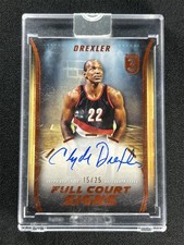 2024 Topps 3 Clyde Drexler #FCS-CD Full Court Signs Autographs Auto Orange /25