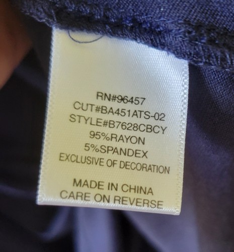 Love On A Hanger Top Size 1X Blue Sleeveless Lace Tunic Boho Stretch  - Picture 5 of 8