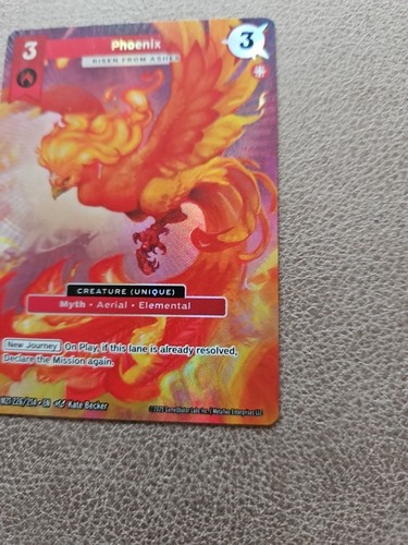 Metazoo Near Mint 2025 Base Set Alt Art Phoenix Risen from Ashes 226/214 - Picture 7 of 17