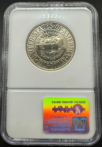 1936 YORK COUNTY COMMEMORATIVE SILVER HALF DOLLAR NGC MS66 10EIA25 - Picture 3 of 4