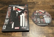 THQ The Punisher PS2 CIB Disc Case Manual AO NTSC-U/C 2005 Marvel