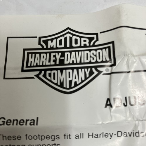 Harley Davidson estriberas multiajuste cromadas y de goma pequeñas 50131-95A excelentes - Imagen 2 de 14