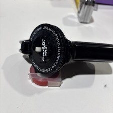 DYMO 1/4” TAPE TOOL LABEL GUN. 2001-1 Black w/red Tape