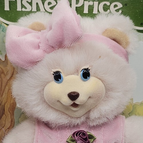 Mono rosa Fisher Price Briarberry Collection SarahBerry Bear de colección 1998 nuevo en caja - Imagen 2 de 17