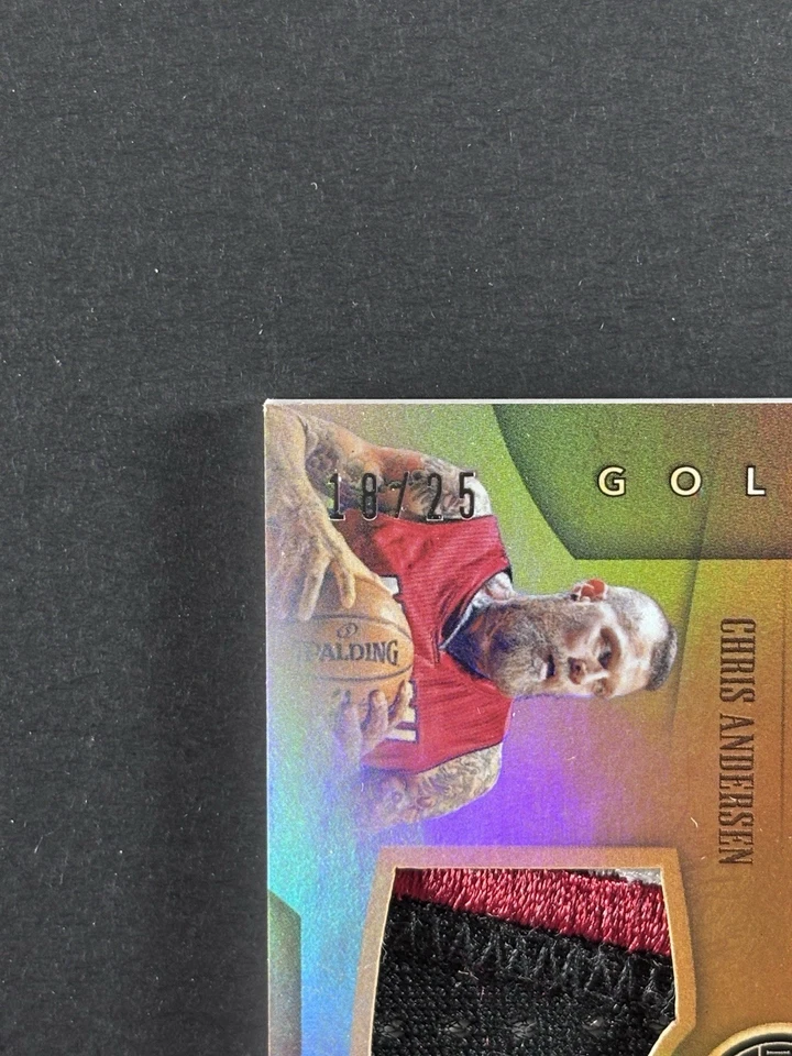 WADE/BOSH/ANDERSON/CHALMERS 2015-16 Gold Standard Golden Quads/25 HEAT GW parche Foto 3 de 4