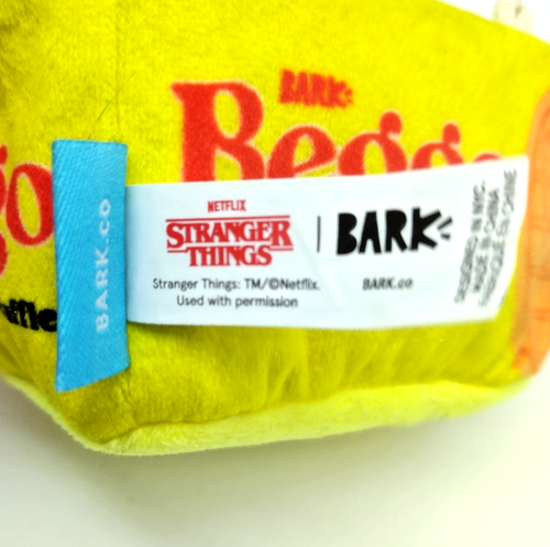 Bark Box Beggo Woofles Waffles Eleven Stranger Things Squeaker Dog Toy Plush - Picture 6 of 7