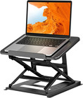 Adjustable Laptop Riser - 9 Adjustable Angles, Easy Sit or Stand, Fits 15.6 Inch
