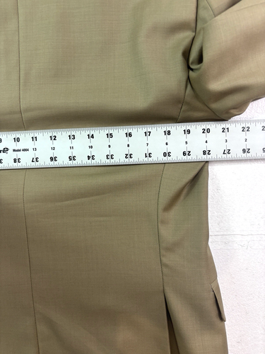 Joseph Abboud 42S tan 2pc Pant Suit all season wool two button slim mens - Picture 8 of 18