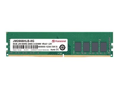 Transcend JetRAM DDR4 module 8 GB DIMM 288-pin 2666 MHz / JM2666HLG-8G
