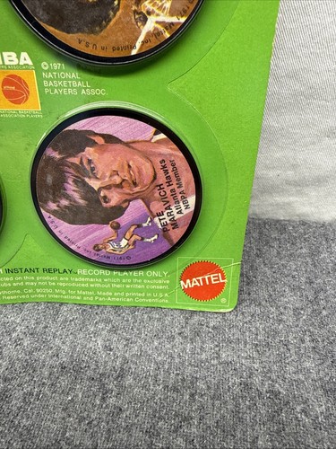 1971 Mattel INSTANT REPLAY Basketball Sealed (4) WILT BAYLOR MARAVICH LUCAS - Picture 8 of 12