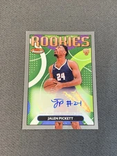 2023-24 Topps Finest - Rookie Finest Autographs Jalen Pickett #RFA-JPI (AU, RC)