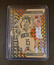 2024 Panini Mosaic Reed Sheppard Bank Shot Bronze Mosaic Prizm /75 RC Rockets #1