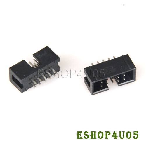 10 pcs 2 X 5 = 10 pin 2.54 IDC Socket Box header connector straight