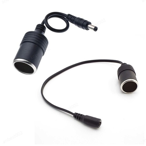12V DC male Female Car Cigarette Lighter Socket Plug Connector Charger Cable - Picture 1 of 8