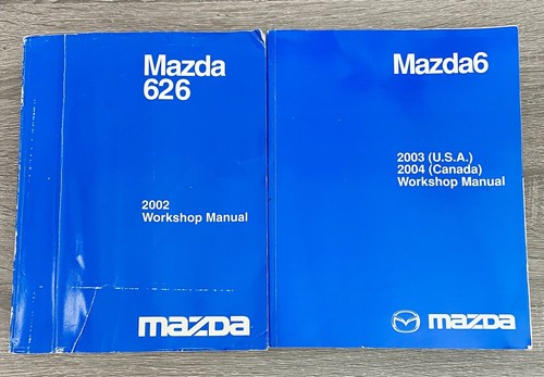 Mazda 6 2002 / Mazda 626 2003 Dealer Workshop Manuals with Diagrams.
