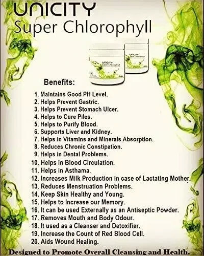 UNICITY Super Chlorophyll 100% Genuine (92g pack about 45 servings) long expiry - Bild 8 von 12