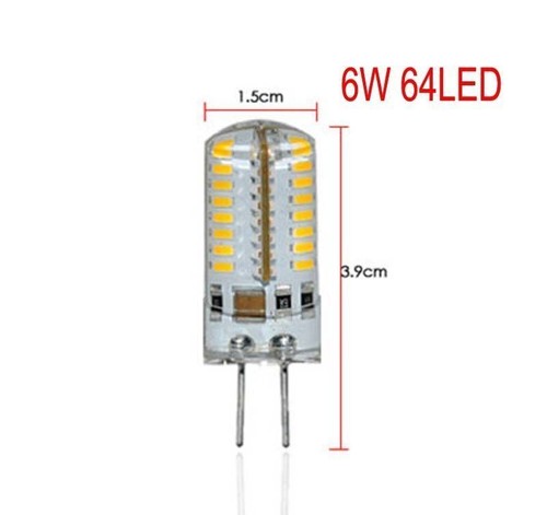 G4 3014 SMD Silicone Crystal Lamp Light LED Bulb Chandelier DC12V AC110V /220V - Picture 7 of 9