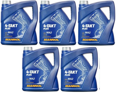 Mannol 4T Plus 10W40 halbsynthetisches Motorrad Motoröl, JASO MA MA2 - Bild 12 von 13