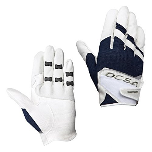 Shimano Glove OCEA 3D stretch mesh glove Weiß navy M GL-245P Japan Shimano Glove OCEA 3D stretch mesh glove glove mesh Weiß navy M GL-245P Japan 982066