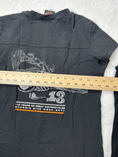 Camisas Harley-Davidson negras de manga corta y sin mangas para mujer 2 piezas talla grande - Imagen 9 de 19