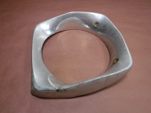 Jeep Wagoneer 66-78 LH Driver Side Headlight Trim Bezel Factory OEM - Picture 4 of 12
