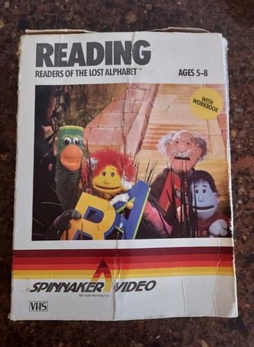 Vintage RARE Reading Rainbow VHS Video Tape Lost Alphabet 1985 Spinnaker Corp - Picture 20 of 21