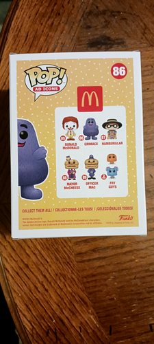 Funko Pop McDonalds Grimasse Vinyl Figur mit Schutz - Bild 3 von 5