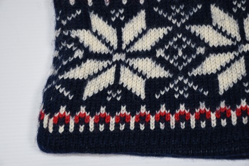 Vintage Dale of Norway Fair Isle Wool Beanie Hat Men's One Size - Picture 2 of 5