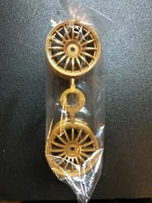 USA SELLER - Tamiya Gold 18 Spoke 26mm Touring Car Wheels (x4) - HPI/Traxxas